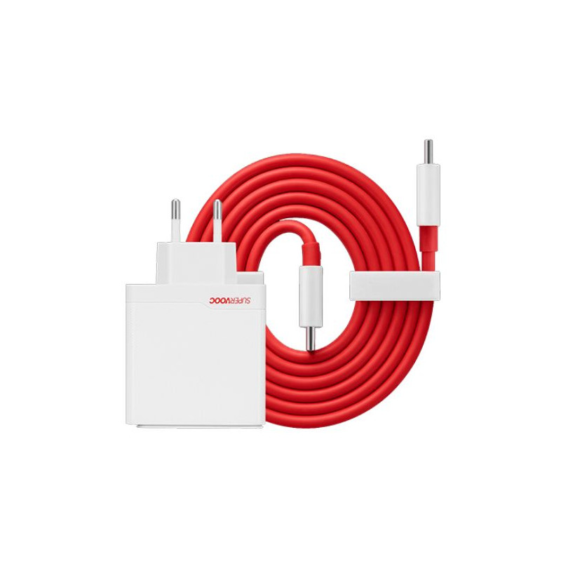 Alimentatore di rete oneplus supervooc 100w con cavo usb-a/usb-c