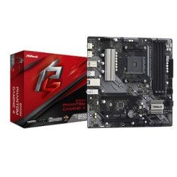 Scheda madre amd asrock b550m phantom gaming 4 4xsata3 am4 matx'