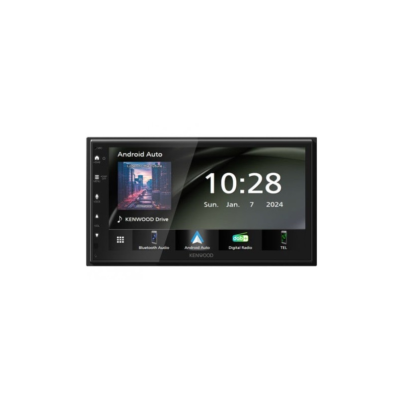 Autoradio multimediale kenwood dab+ ricevitore fm bluetooth nero
