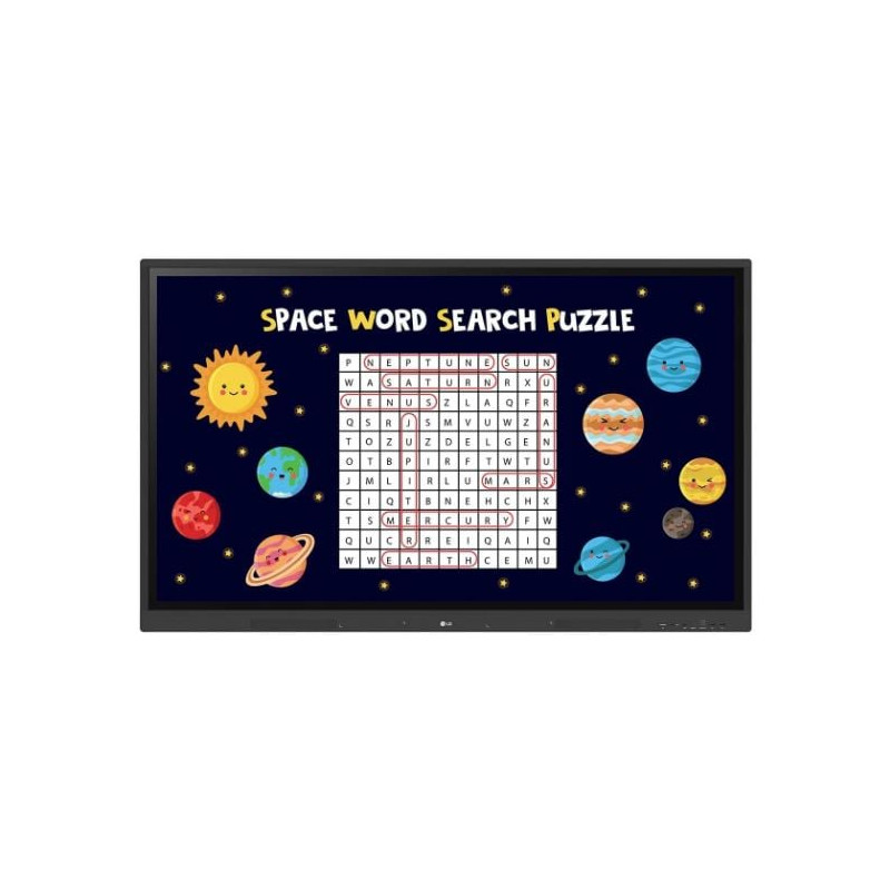 Monitor digital signage 75" lg 75tr3dk-b uhd 4k 3840x2160/8ms/8gb/64gb/nero