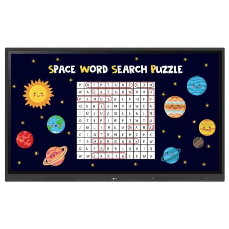 Monitor digital signage 75" lg 75tr3dk-b uhd 4k 3840x2160/8ms/8gb/64gb/nero