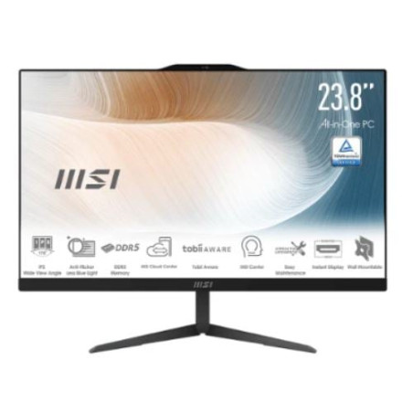 Pc all-in-one 23.8" msi modern am242 1m-1252xit
