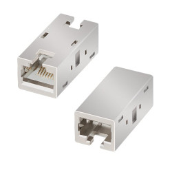Accoppiatore logilink cat.6a 10g rj45 stp