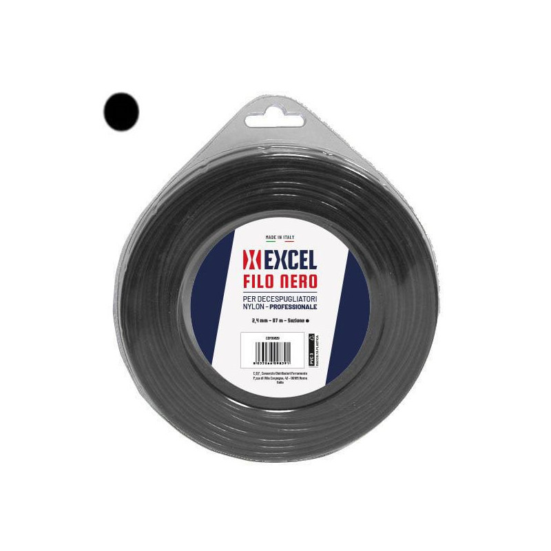 Filo nylon tondo excel 12188 2,7mm 60m