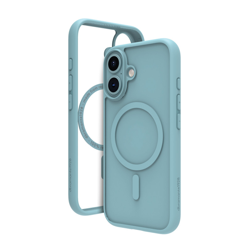 Custodia dbramante 1928 grenen magsafe per iphone 16 plus verde [gn67gr006370]