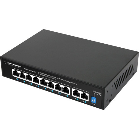 Switch esperanza ens106 10-port poe 10/100 96w [ens106]