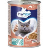 Cibo umido prevital cat food with asc salmon in jelly per gatti