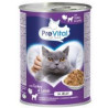 Cibo umido prevital cat food with lamb and turkey in jelly per gatti