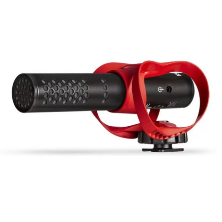 Microfono rode videomic go ii helix con supporto elicoidale nero/rosso