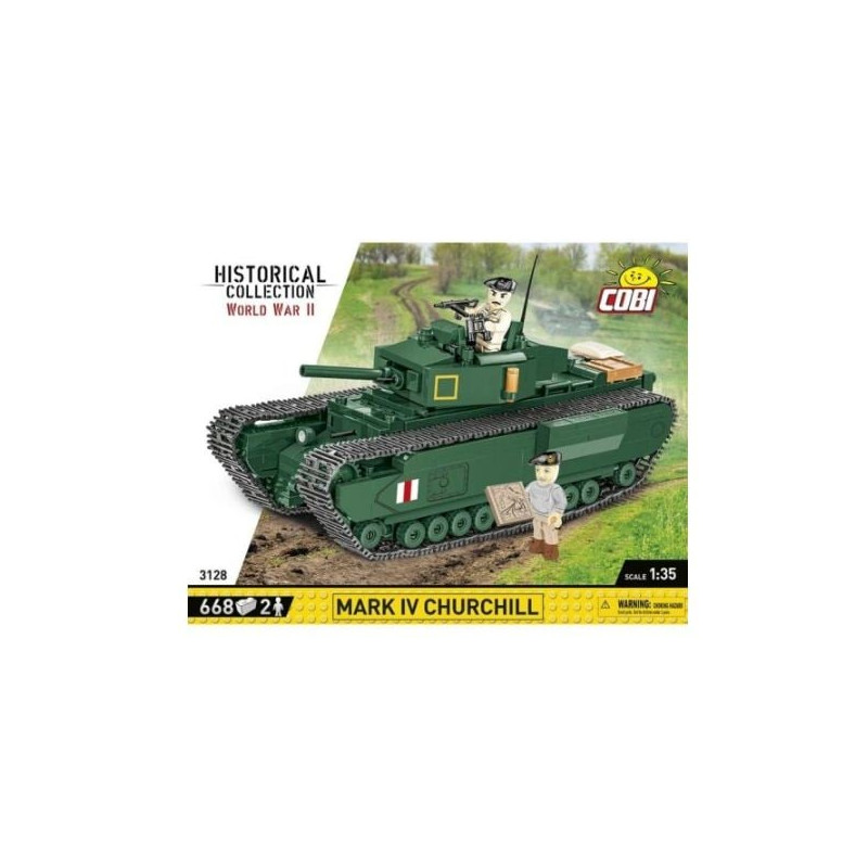 Cobi klocki mark iv churchill 1/35 668pz verde [wpcbks0ci031282]