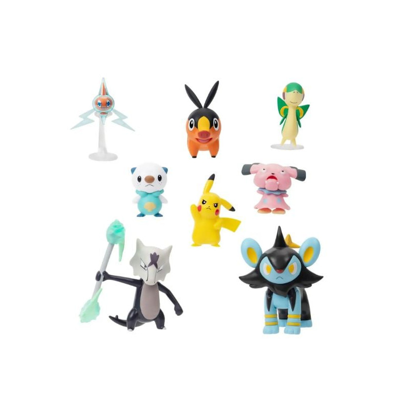 Action figure jazwares pokemon serie 4 multicolore 8pz [pk070400]