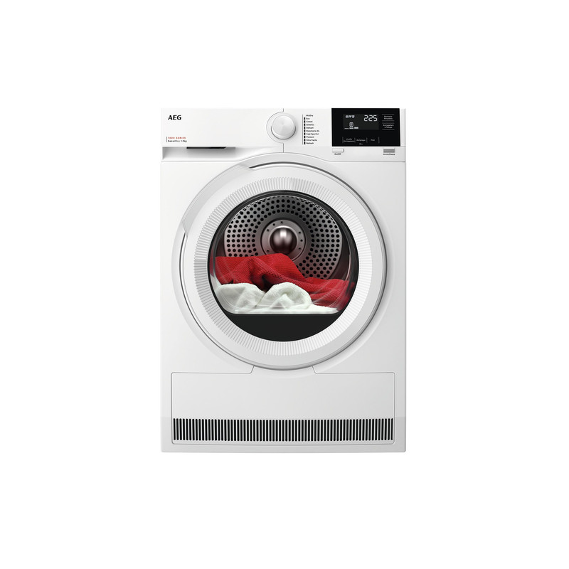 Asciugatrice aeg tr7g93w con pompa di calore 9kg a+++ bianco [tr7g93w]