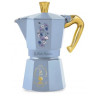 Caffettiera bialetti moka express bridgerton 3tz azzurro chiaro [moka