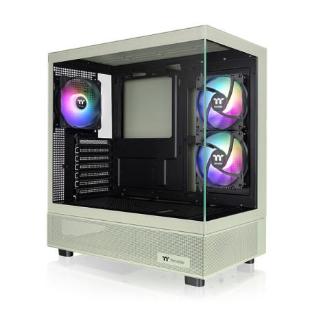 Case thermaltake view 270 plus tg argb midi tower atx verde chiaro