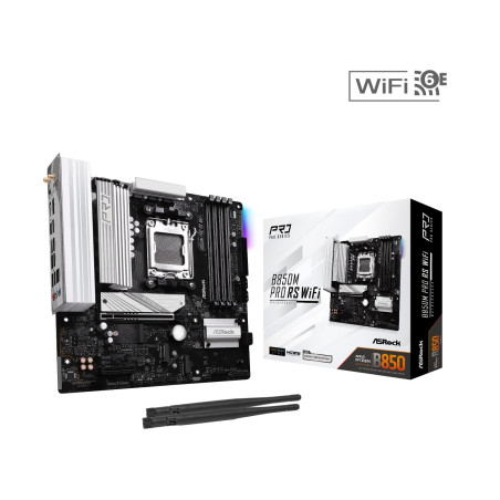 Scheda madre asrock b850m pro rs wifi (am5) [90-mxbr70-a0uayz]