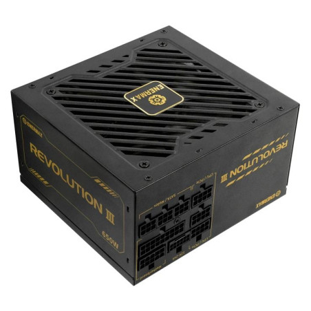 Alimentatore 650w enermax revolution iii 80+ nero [erv650g-ahg-mac]