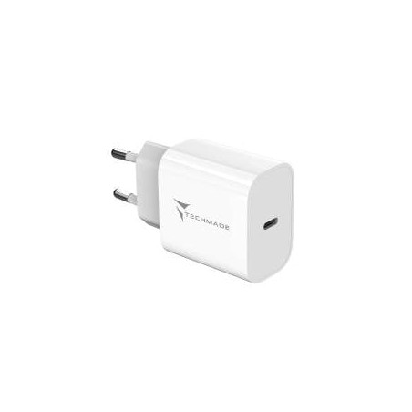 Caricabatteria techmade 20w con porta usb-c [tm-381b]