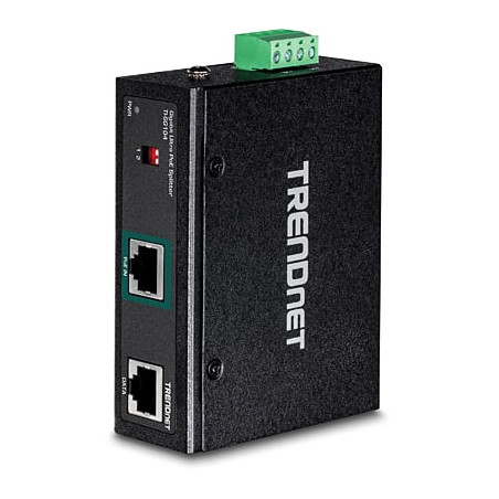 Splitter trendnet ti-sg104 gigabit ultra poe industriale nero