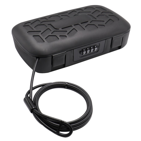 Cassaforte portatile techly con cassetta di sicurezza a combinazione