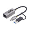 Adattatore startech.com a ethernet usb-c 2.5gbe con convertitore
