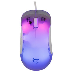 Mouse white shark gm-5017 gaming senza fili ottico 12800dpi bianco/mordred