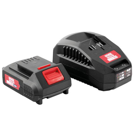 Batteria excel only1+ caricabatterie 18v nero [plbp-018a 08 plcp-001a]