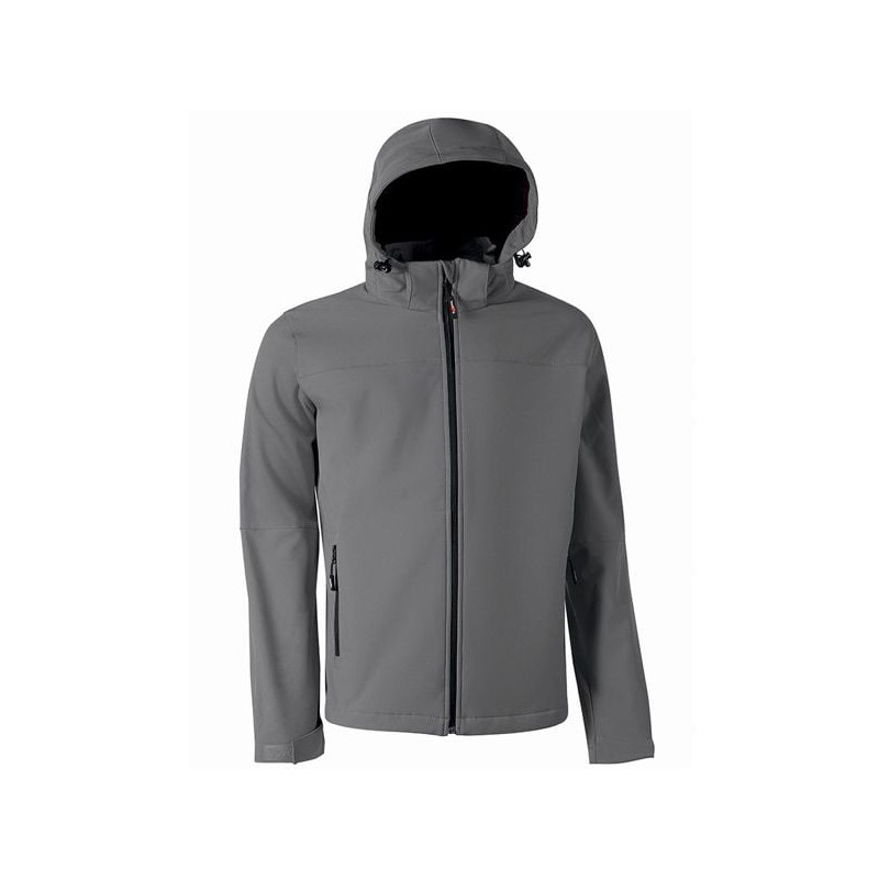 Giacca da lavoro u power l softshell poliestere grigio [cy289gi-l]