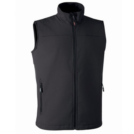 Gilet da lavoro u power dublino softshell elasticizzato l nero [cy231bc-l]