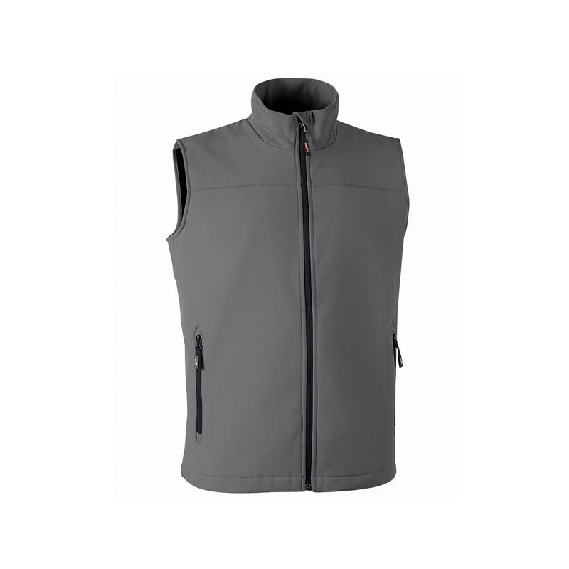 Gilet da lavoro u power dublino softshell poliestere m grigio [cy231gi-m]