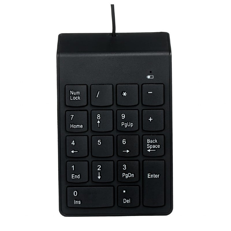 Tastierino numerico gembird kpd-u-03 usb con 18 tasti per