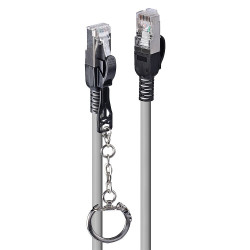 Cavo di rete lindy s/ftp cat.6a 26awg lszh 3m grigio [47605]
