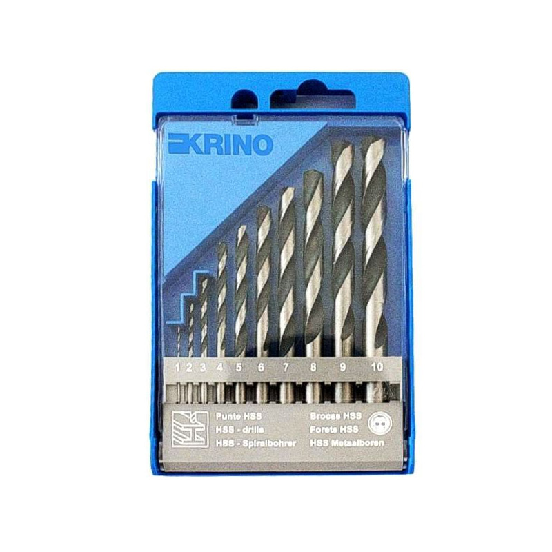 Punte krino hss rettificate 10mm/ 1/100 /10pz [01085201]