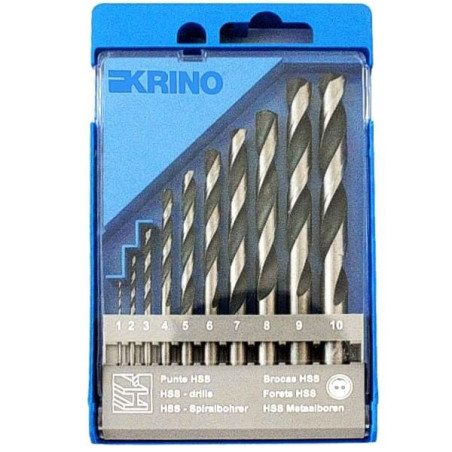 Punte krino hss rettificate 10mm/ 1/100 /10pz [01085201]