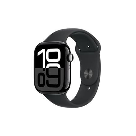 Smartwatch apple aw s10 gps 46mm jet cassa in alluminio con cinturino
