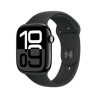 Smartwatch apple aw s10 gps 46mm jet cassa in alluminio con cinturino
