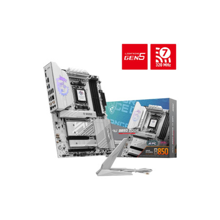 Scheda madre amd msi mpg b850 am5 atx ddr5 bianco [7e62-001r]
