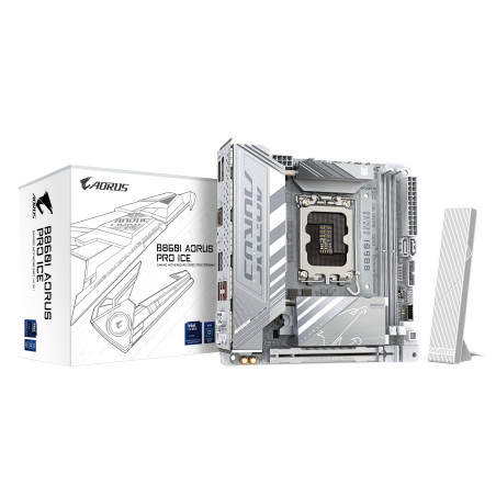 Scheda madre gigabyte b860i aorus pro ice s1851/ddr5/mitx [b860i