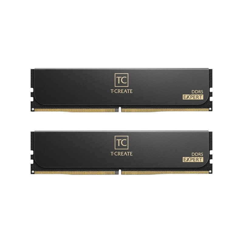 Ram dimm ddr5 48gb team group 6400mhz cl32 1.35v k2 nero [ctced548g6400hc32adc01]