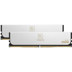 Ram dimm ddr5 48gb team group 6400mhz cl32 1.35v k2 bianco [ctcwd548g6400hc32adc01]