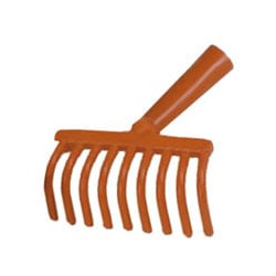 Rastrellino olive manico liscio cm.14 denti 9 [stea ]