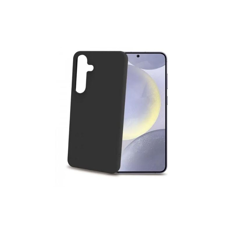 Custodia celly samsung galaxy s25 plus 5g cromo nero [cromo1121bk]