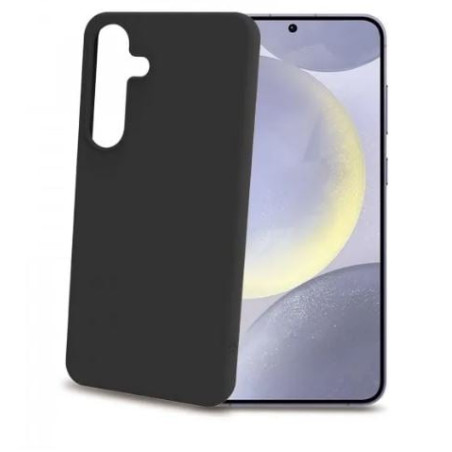 Custodia celly samsung galaxy s25 plus 5g cromo nero [cromo1121bk]