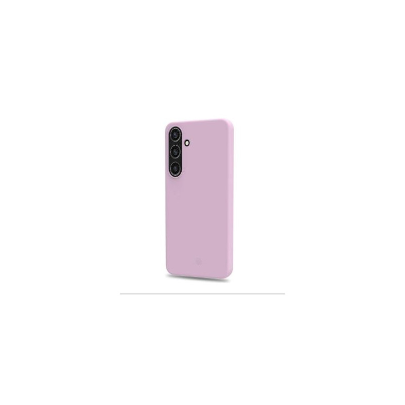 Custodia celly in gomma morbida cromo galaxy s25plus 5g rosa [cromo1121pk]