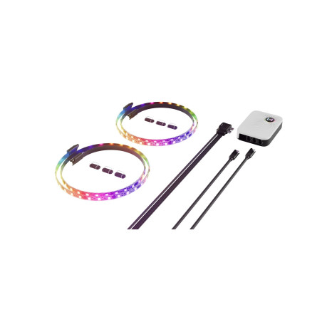 Striscia led hyte ls30 qrgb confezione da 3 + portale nexus multicolore