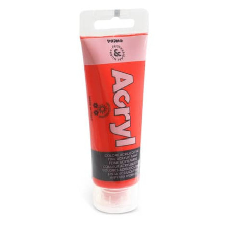 Tempera tubo acrilico primo rosso vermiglione 75ml [420ta75300]
