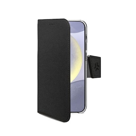 Custodia celly wally case per galaxy s25+ 5g nero [wally1121]