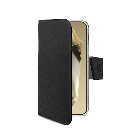 Custodia celly wally case per galaxy s25 ultra 5g bk [wally1122]