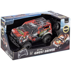 Modellino revell rc auto ghost driver 1/22 rosso [24683]