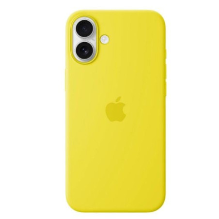 Custodia apple con magsafe in silicone per iphone16 plus 14.7cm giallo