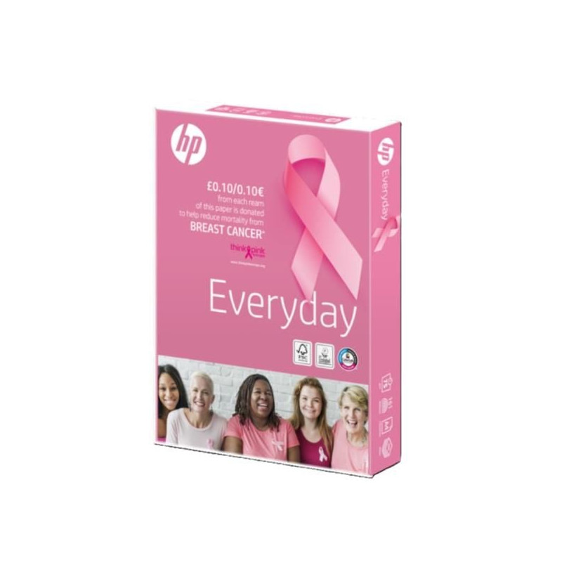 Carta in risma hp cf5hp a4 pink ream everyday 75gr rosa [cf5hp75pink/a4]